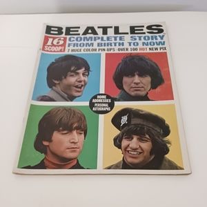 August 1965 Beatles ' 16 Scoop ' Magazine